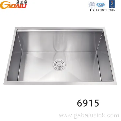 SUS 304 Stainless Steel Handmade Kitchen Sink